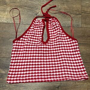 Zara knit halter top